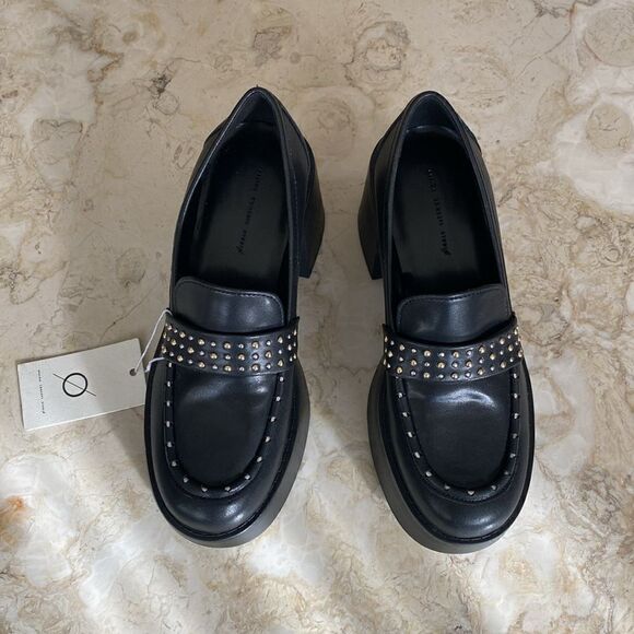 NEW! Design Concept Studio Chunky Studded Platform Loafers - Picture 10 of 11